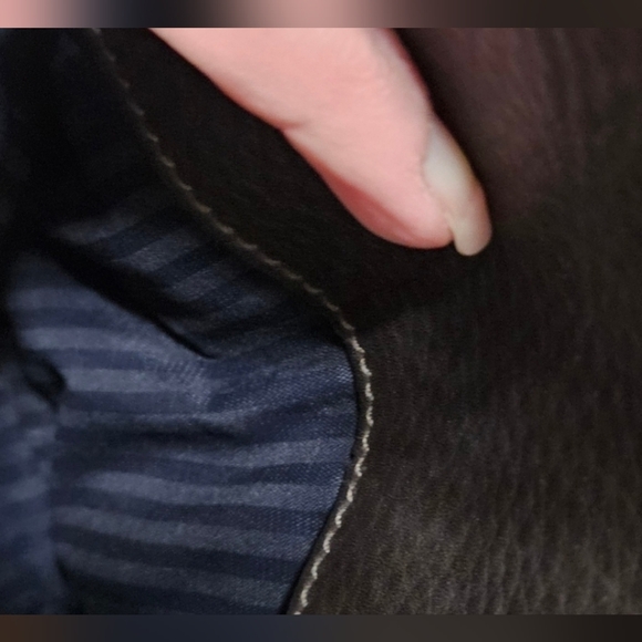 Coach 1997 Sonoma Italy Drawstring Natural Grain Chocolate Leather Shoulder Bag - Picture 9 of 16